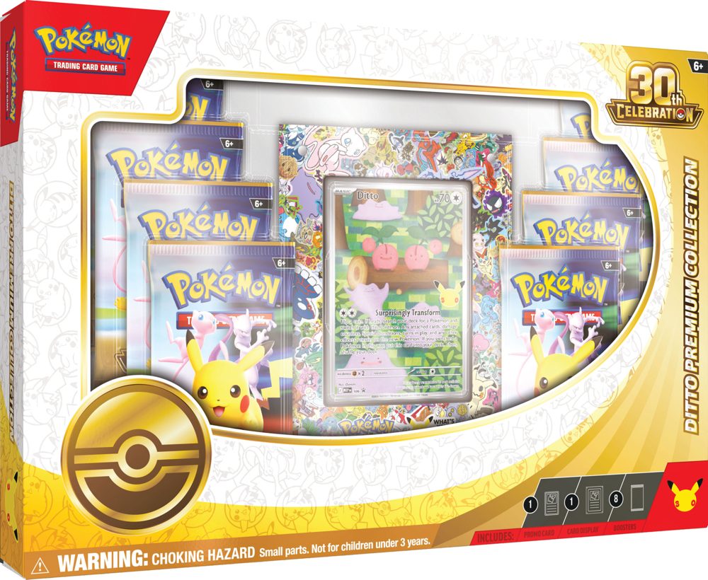 Pokemon TCG: 30th Celebration Ditto Premium Collection — Pokemon Premium Collection at Mochi Pals